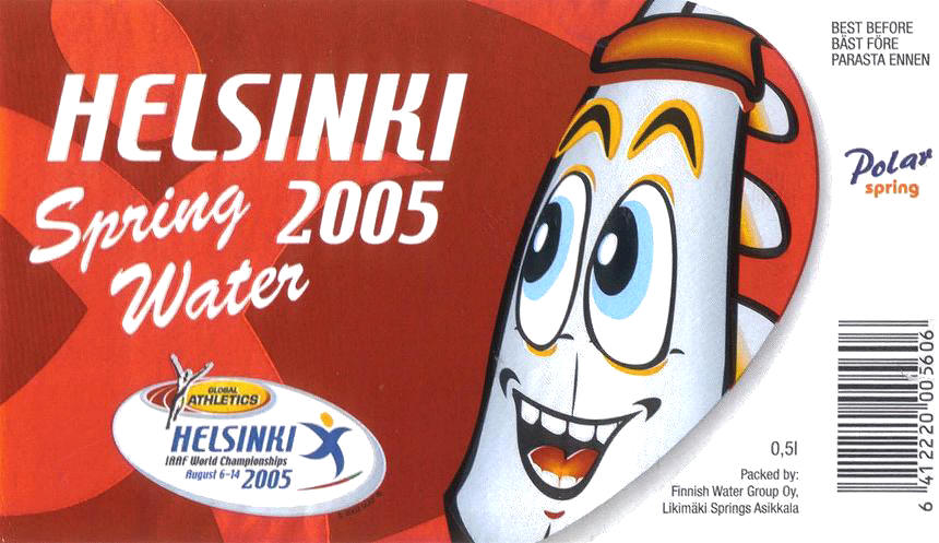 etichetta dei mondiali di atletica leggera disputati ad Helsinki dal 6 al 14 agosto 2005